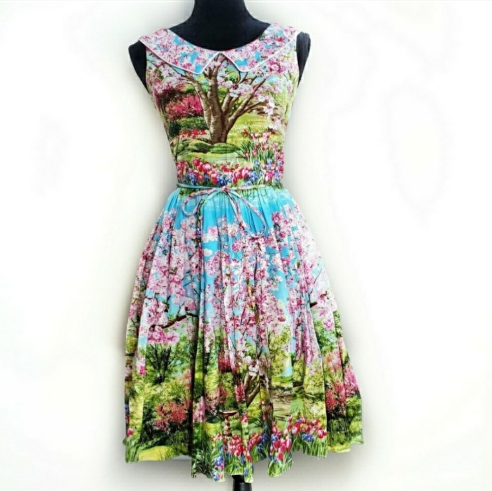 Bernie Dexter scene and believed cherry tree dress